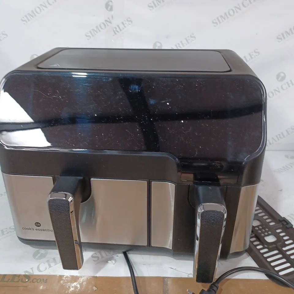 OUTLET COOK'S ESSENTIALS DUAL AIR FRYER 7.7L