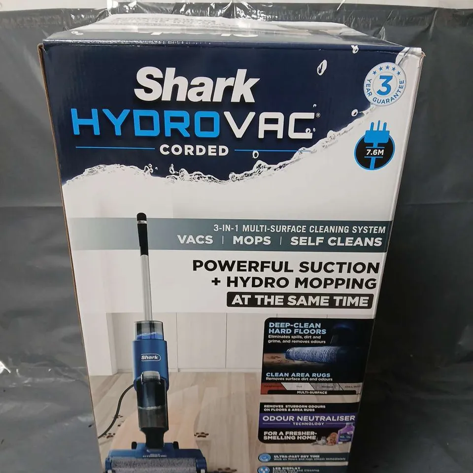 BOXED HYDROVAC CORDED HARD FLOOR CLEANER WD110UK - COLLECTION ONLY