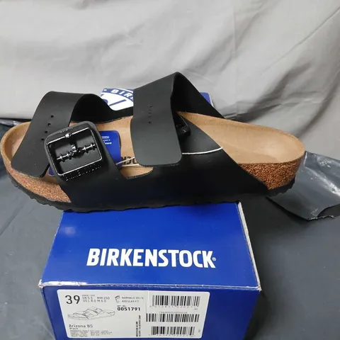 BIRKENSTOCK ARIZONA BLACK SANDALS – UK 5.5 (EU 39)