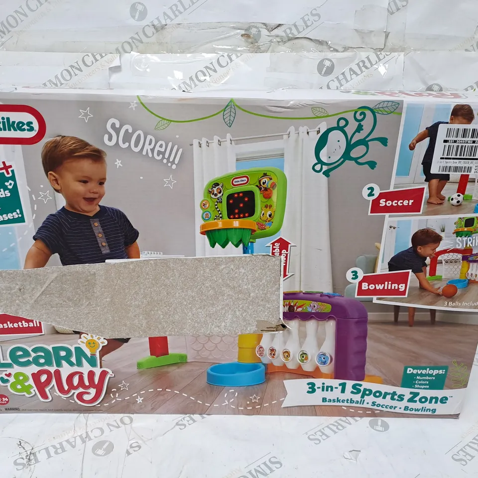 BOXED LITTLE TIKES 3-IN-1 SPORTS ZONE