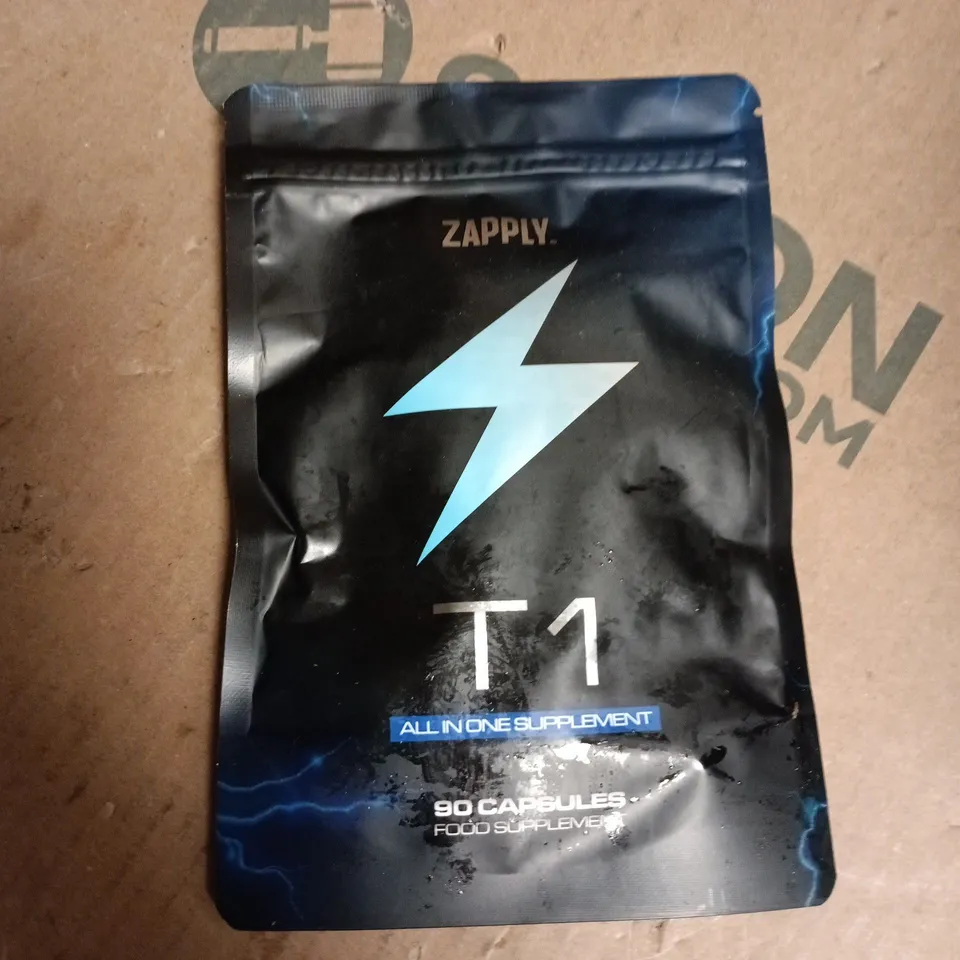 ZAPPLY T1 ALL-IN-ONE SUPPLEMENT – 90 CAPSULES - BB 12/11/2027