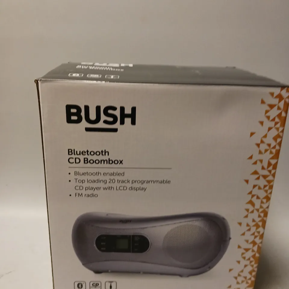 BUSH BLUETOOTH CD BOOMBOX SILVER