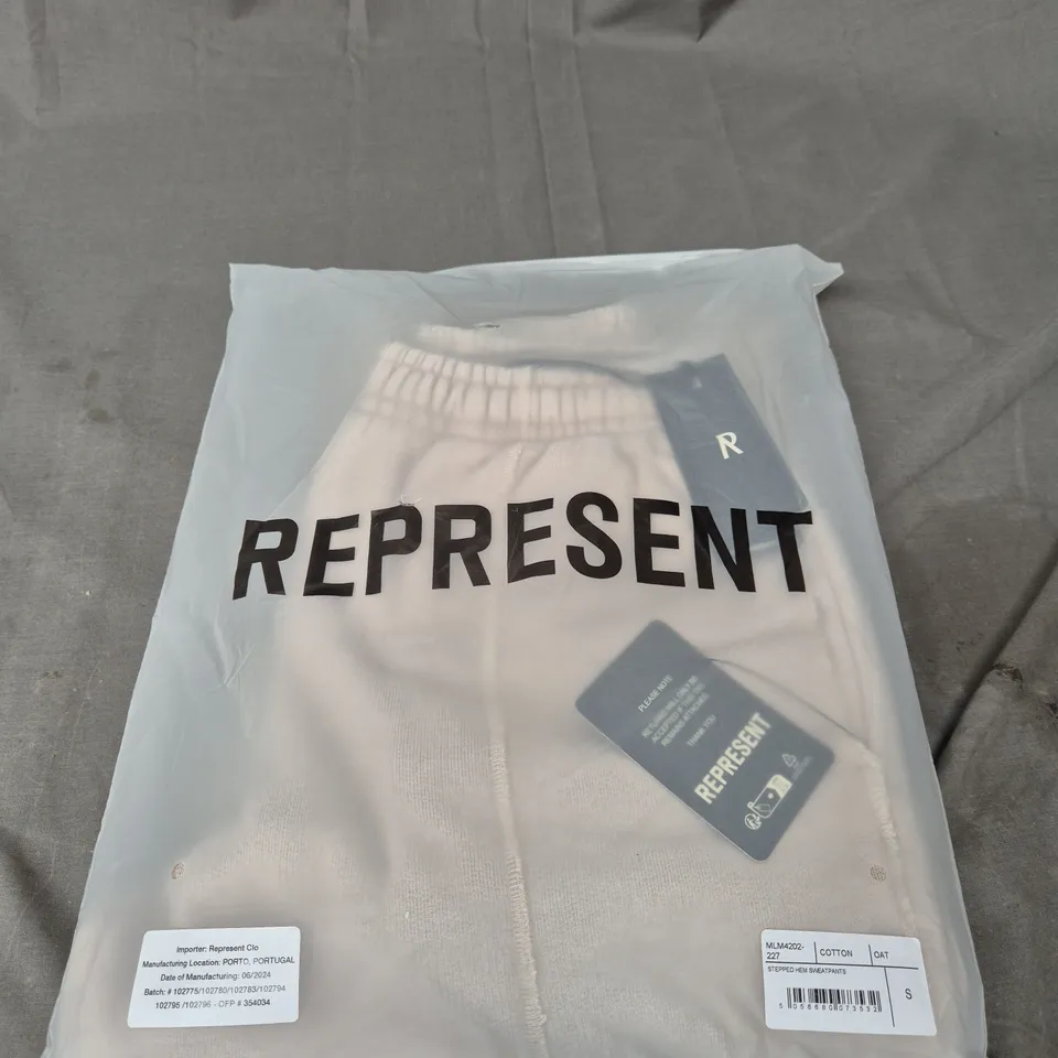 REPRESENT STEPPED HEM SWEATPANTS - SMALL