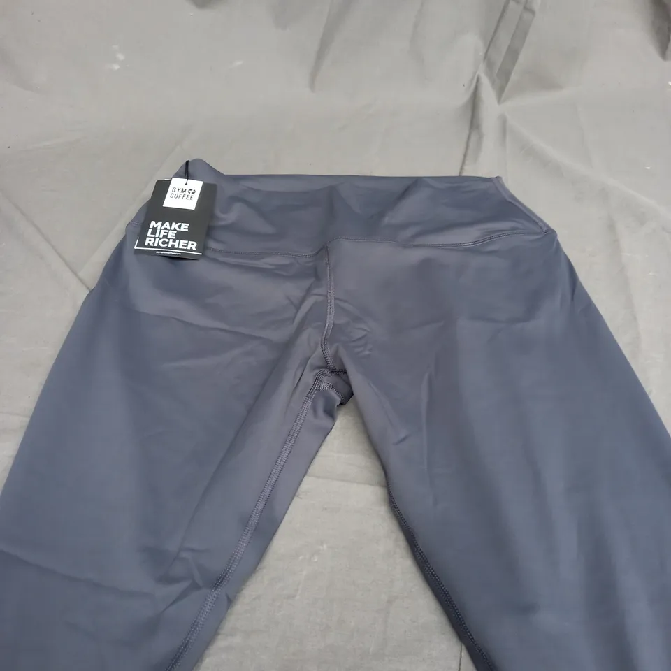 GYM COFFEE AURORA 7/8TH LEGGINGS IN GREY - LARGE