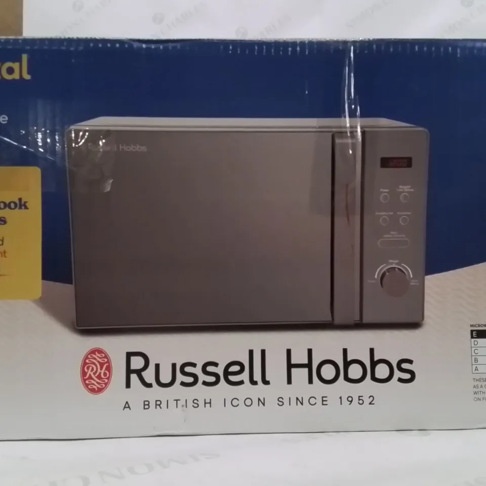 BOXED RUSSELL HOBBS MICROWAVE OVEN 