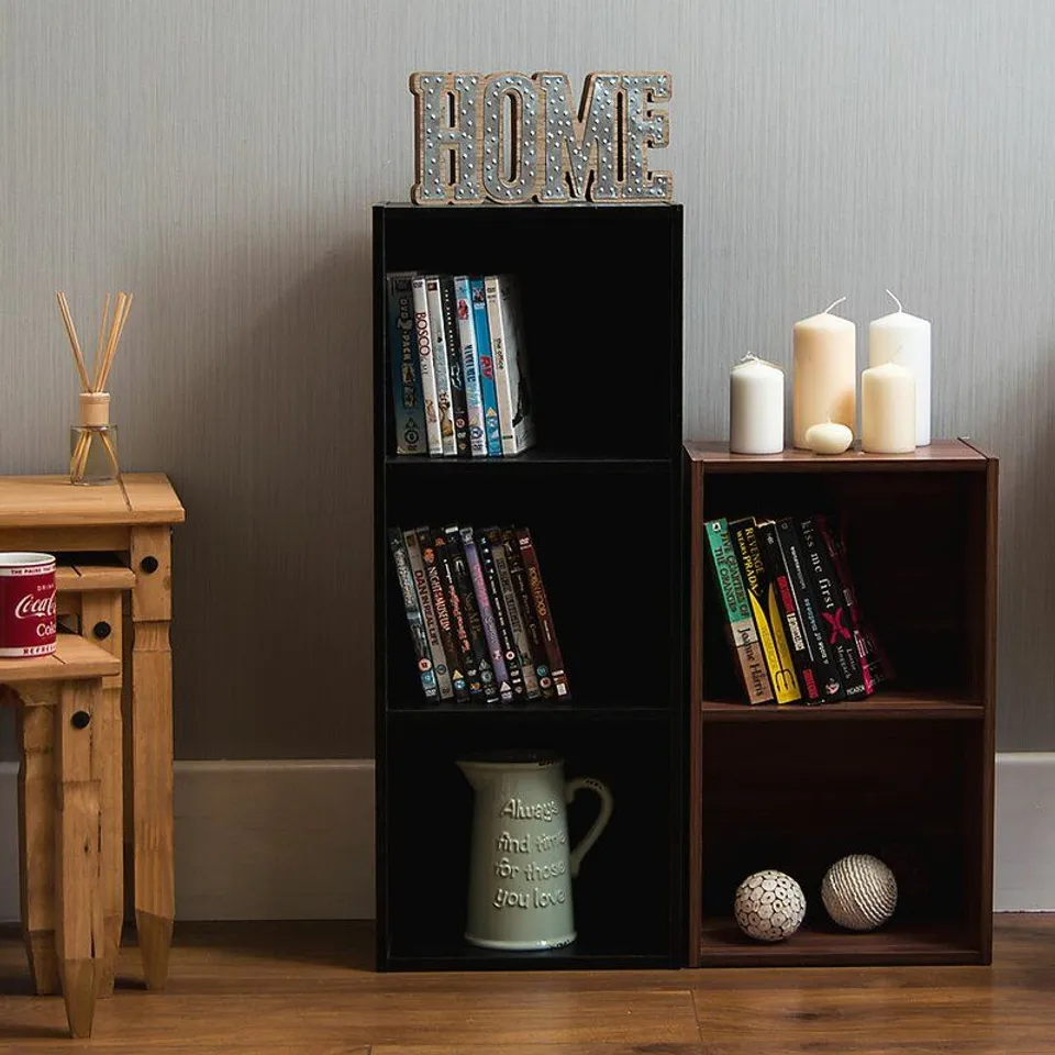 BOXED GERARDI BOOKCASE - BLACK