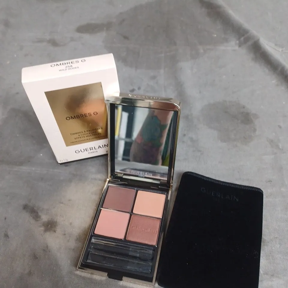 GUERLAIN PARIS OMBRES G EYESHADOW QUAD WILD NUDES