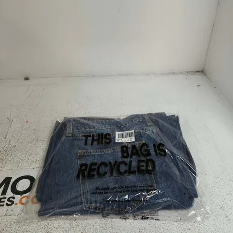 BOX OF 9 LOW RISE WIDE JEANS BONDI BLUE SIZE 14