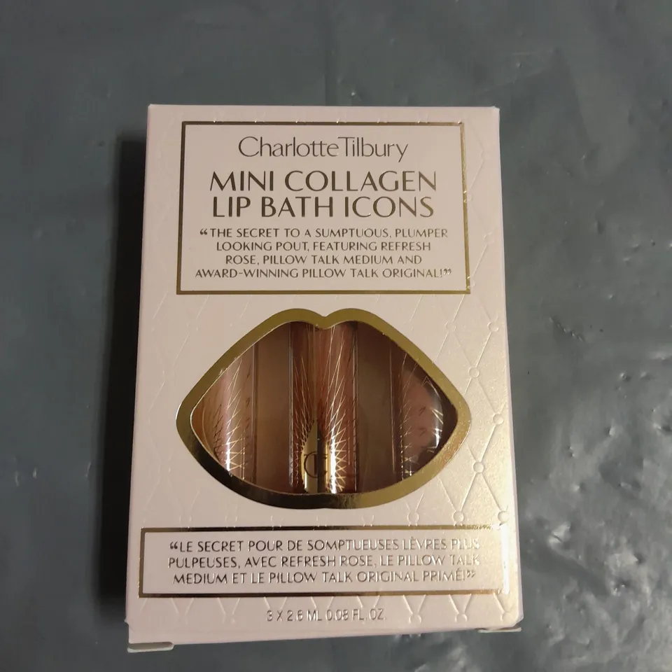 CHARLOTTE TILBURY MINI COLLAGEN LIP BATH ICONS