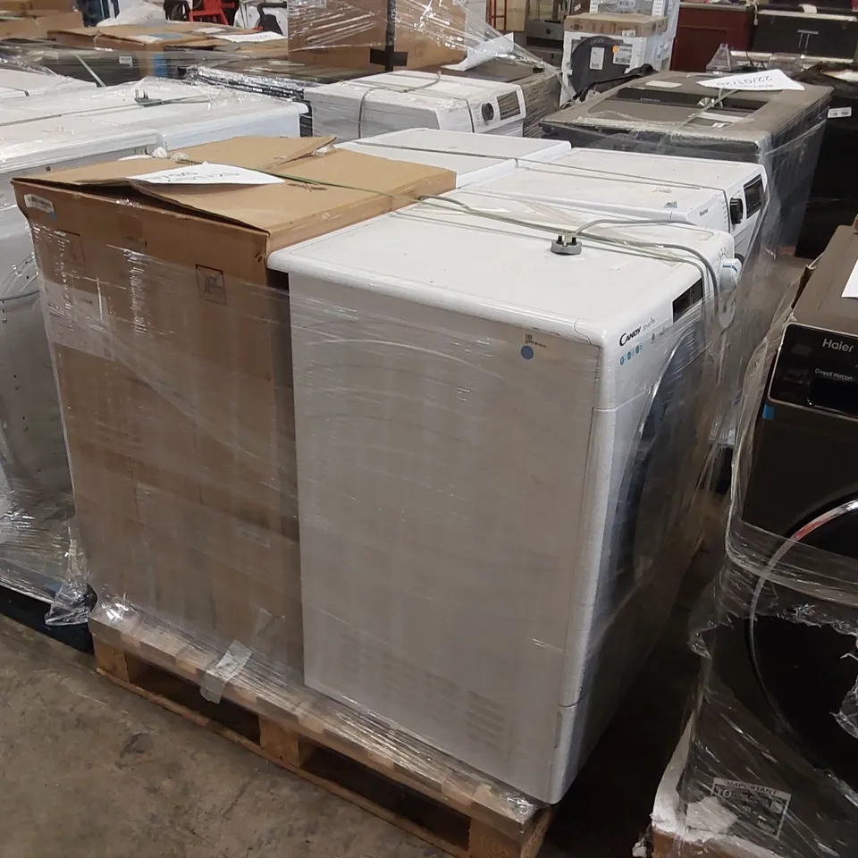 PALLET OF APPROXIMATELY 4 UNPROCESSED RAW RETURN WHITE GOODS TO INCLUDE;