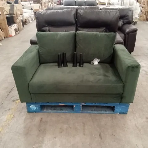 LANA 2 SEATER SOFA, MOSS GREEN CLASSIC VELVET