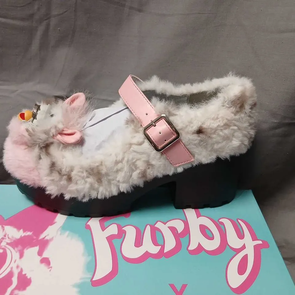 FURBY X KOI FURBY MARY JANES KIDS' SLIPPERS – CHURCH MOUSE EDITION, UK3