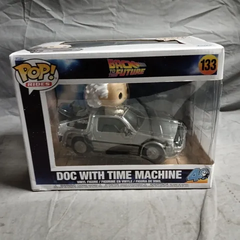 FUNKO POP! RIDES – BACK TO THE FUTURE DOC WITH TIME MACHINE, #133