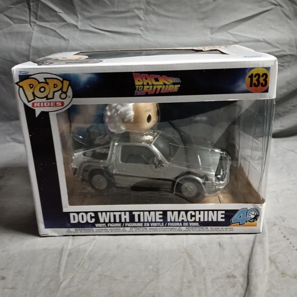 FUNKO POP! RIDES – BACK TO THE FUTURE DOC WITH TIME MACHINE, #133