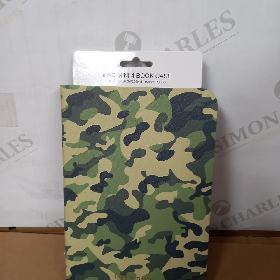 LOT OF 10 HAPPY PLUGS IPAD MINI 4 BOOK CASES - CAMO