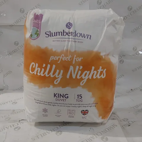 BAGGED SLUMBERDOWN 15 TOG KING DUVET