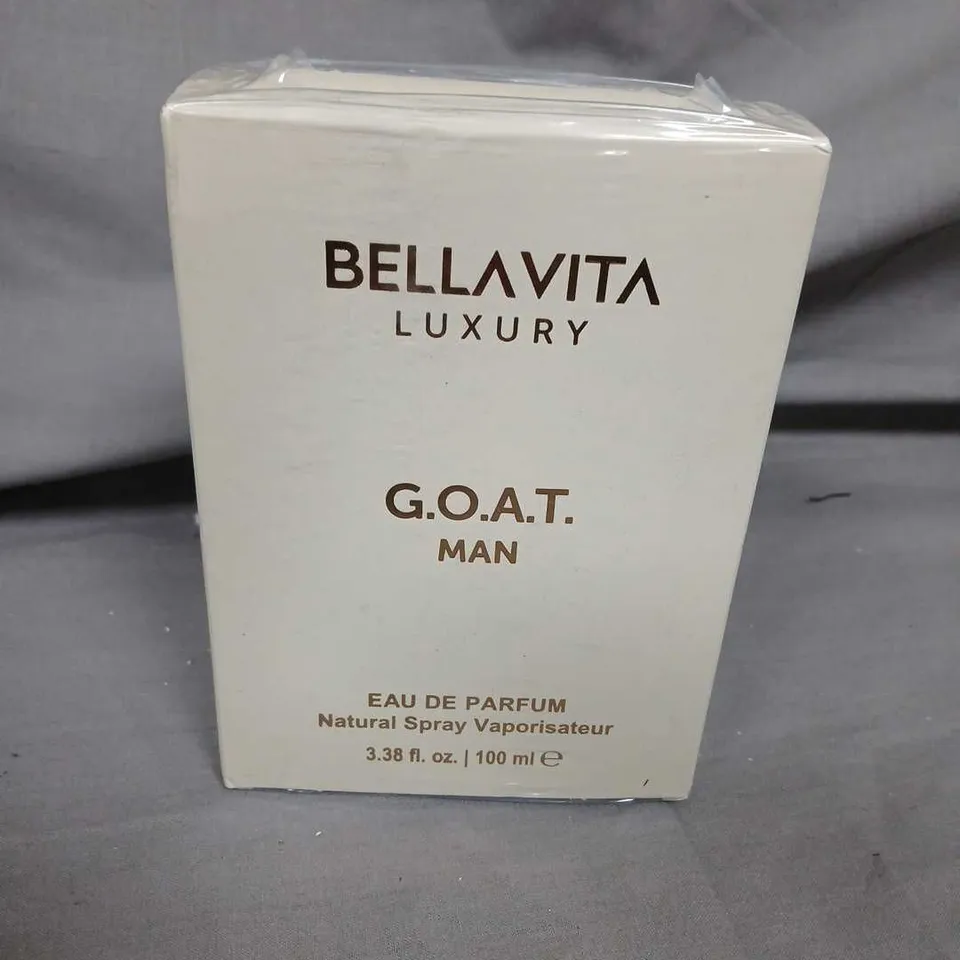 BOXED AND SEALED BELLAVITA LUXURY G.O.A.T. MAN EAU DE PARFUM 100ML