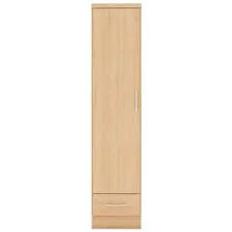 BRAND NEW BOXED NEVADA 1 DOOR 1 DRAWER WARDROBE SONOMA OAK FINISH