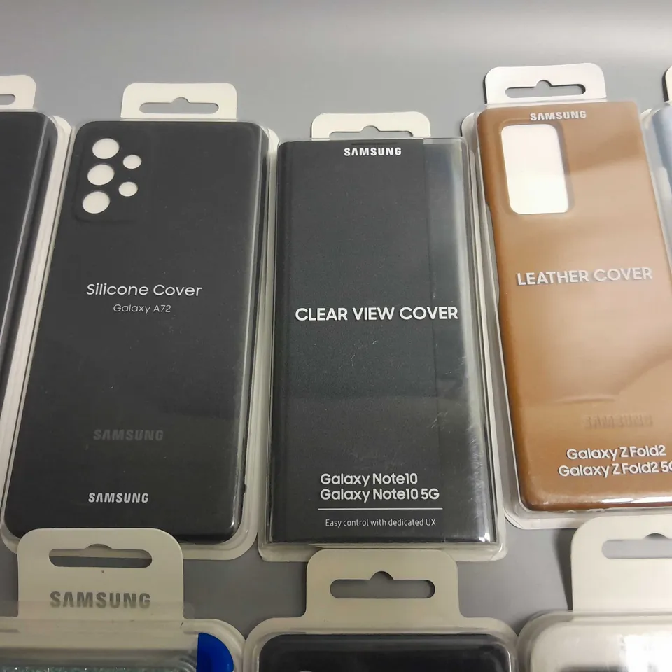 LOT OF 10 ASSORTED SAMSUNG MOBILE PHONE CASES