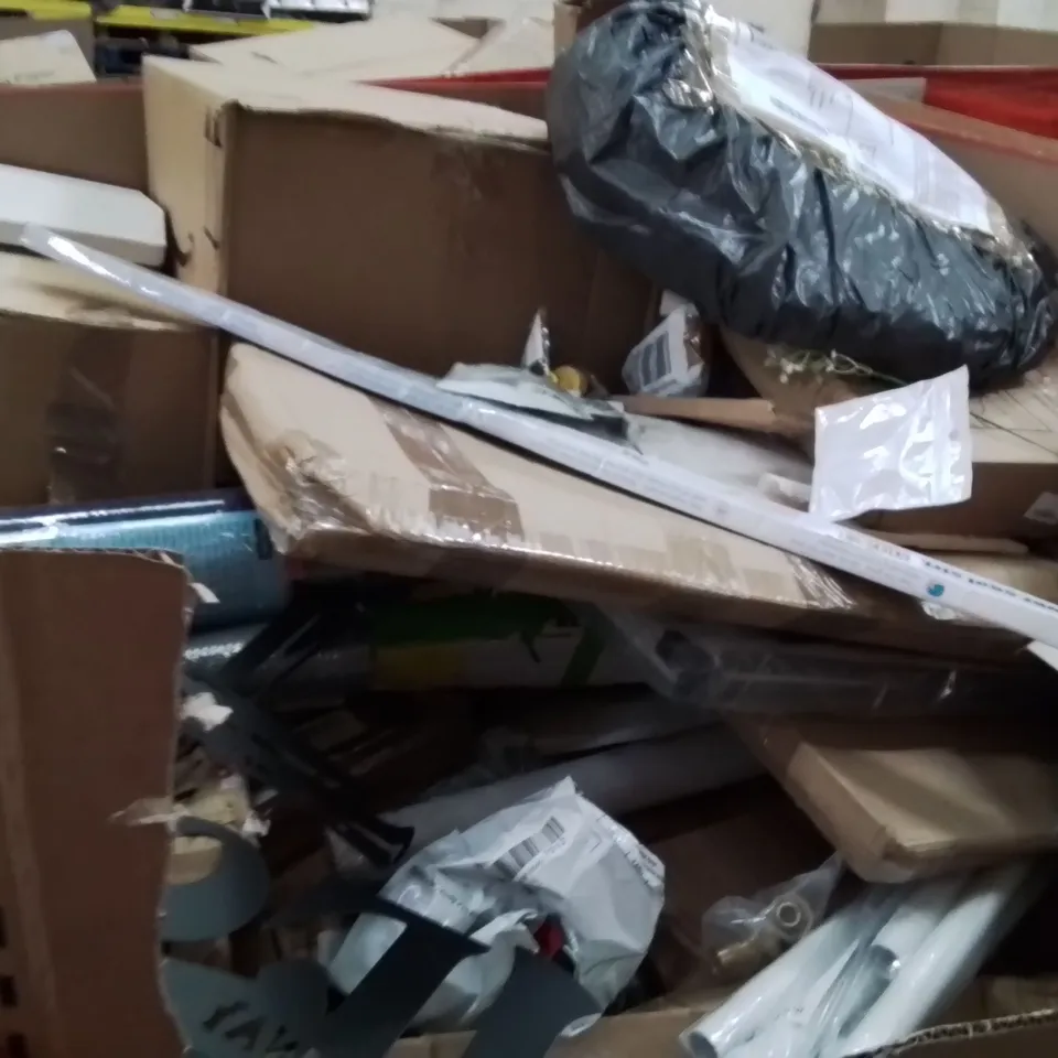 PALLET OF ASSORTED HOUSEHOLD GOODS AND PRODUCTS TO INCLUDE;LED LIGHT STRIP,CUTTING CAPACITY,DOG TRAINING TUNNEL