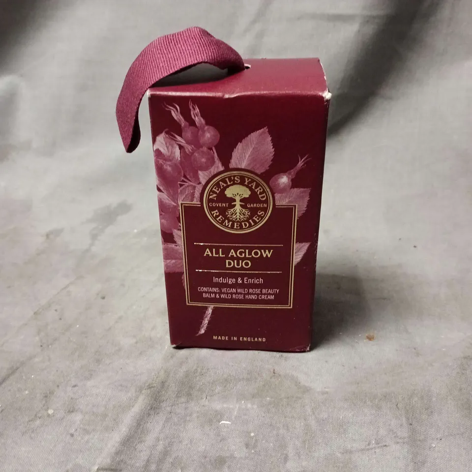 NEALS YARD REMEDIES ALL AGLOW DUO INDULGE AND ENRICH