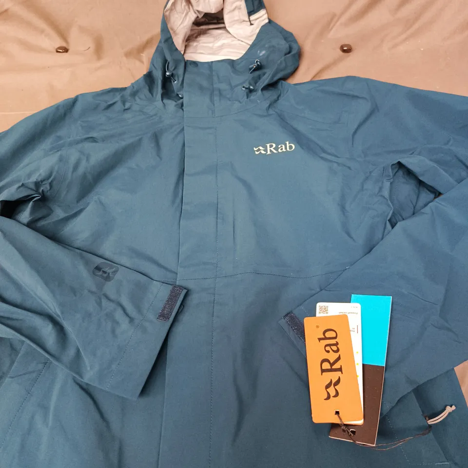 RAB FIREWALL JACKET – TEMPEST BLUE, UK SIZE S