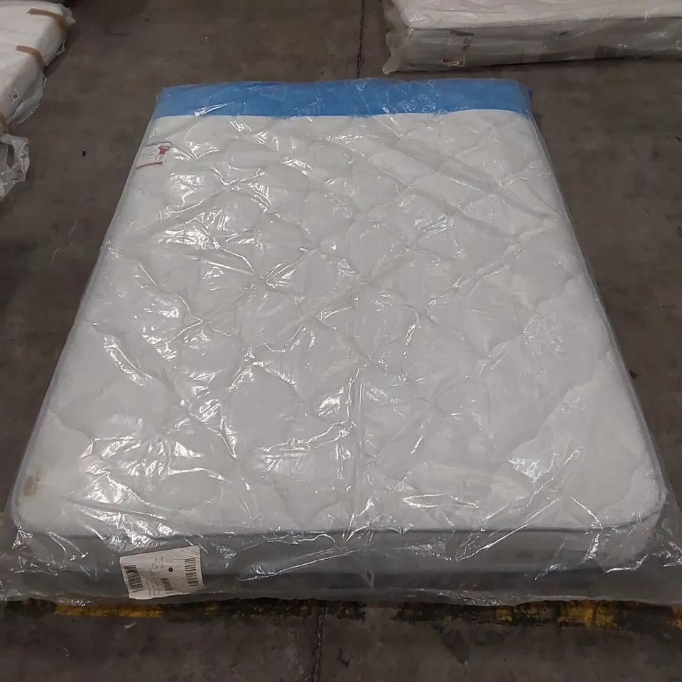 QUALITY BAGGED DOUBLE 135cm AIRSPRUNG LUXURY QUILTED MEDIUM MATTRESS RRP £229