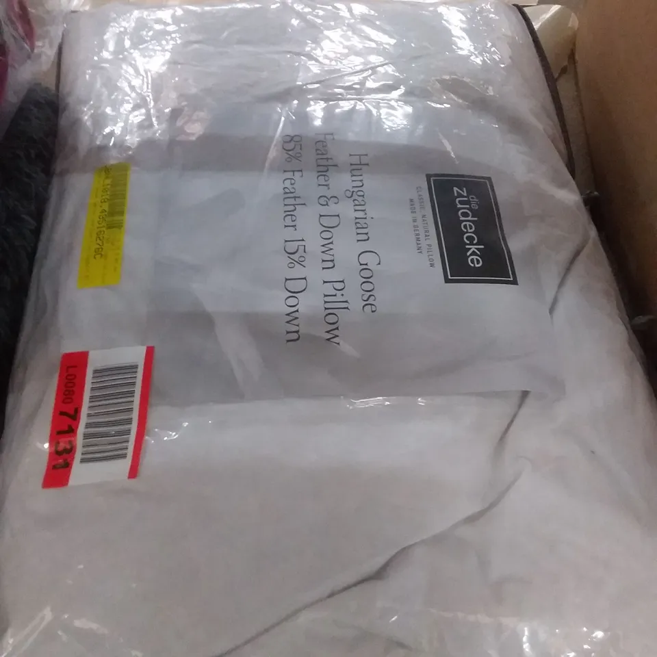 HUNGARIAN GOOSE FEATHER FIRM SUPPORT PILLOW