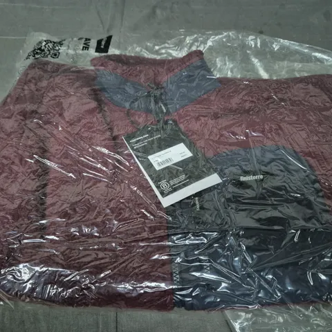 FINISTERRE BOLSTER FULL ZIP JACKET – PLUM & NAVY, SIZE M