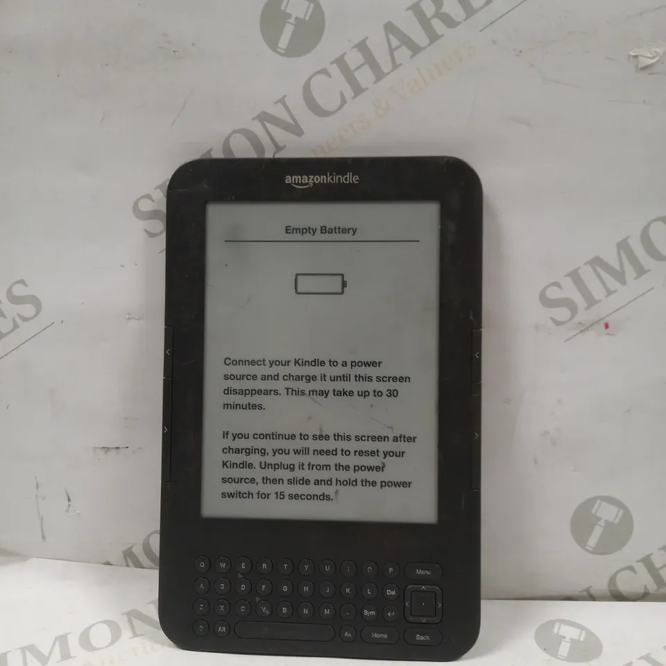 AMAZON KINDLE E BOOK IN BLACK
