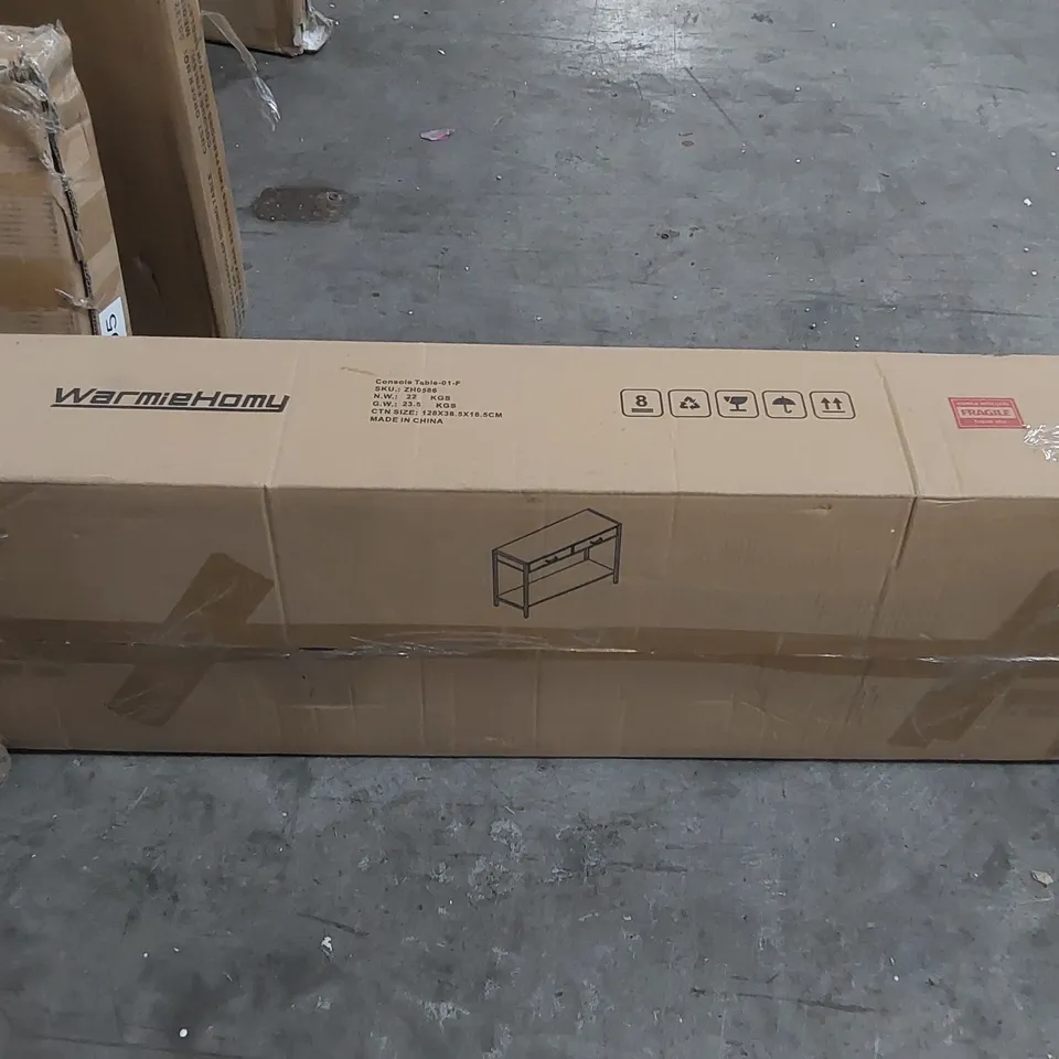 BOXED CONSOLE TABLE (1 BOX)