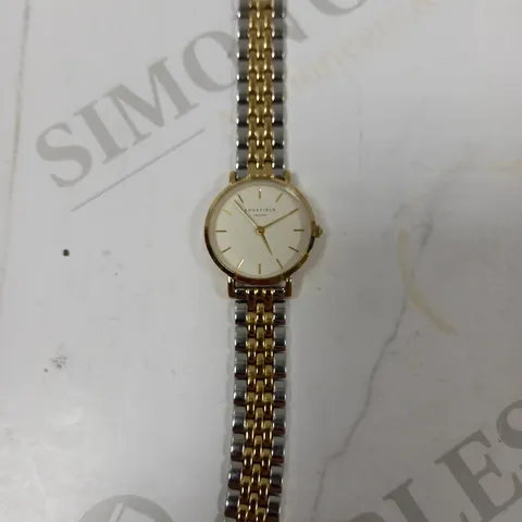 ROSEFIELD WATCH WITH SMALL STRAP - GOLD/SILVER EFFECT