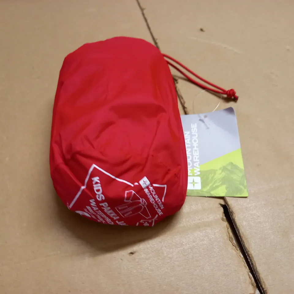 MOUNTAIN WAREHOUSE RED KIDS PARKA JACKET - 9-10 YEARS