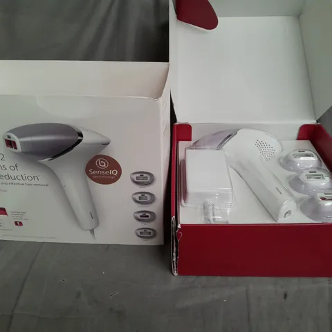 PHILIPS LUMEA 8000 SERIES, IPL HAIR REMOVAL DEVICE, SENSEIQ TECHNOLOGY, 4 ATTACHMENTS FOR BODY, FACE, BIKINI AND UNDERARMS, 