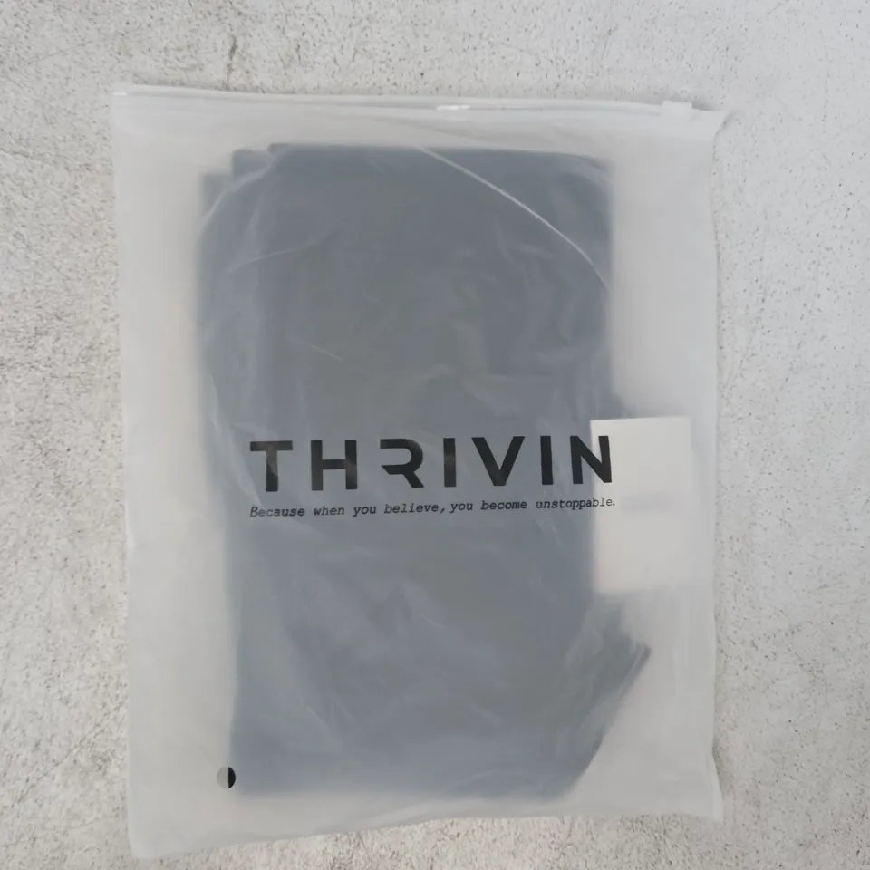 BAGGED THRIVIN ELEVATE SCULPTING HIGH WAIST SCRUNCH LEGGINGS IN BLACK SIZE SMALL