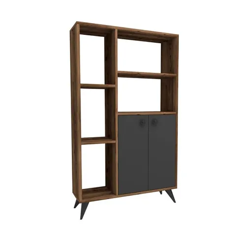 BOXED BOOKCASE WITH STORAGE BUZBEE