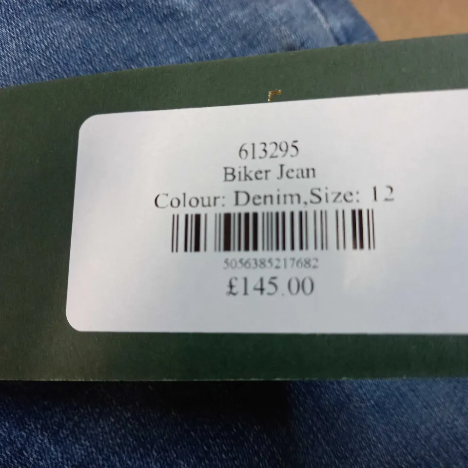 HOLLAND COOPER BIKER JEANS SIZE 12