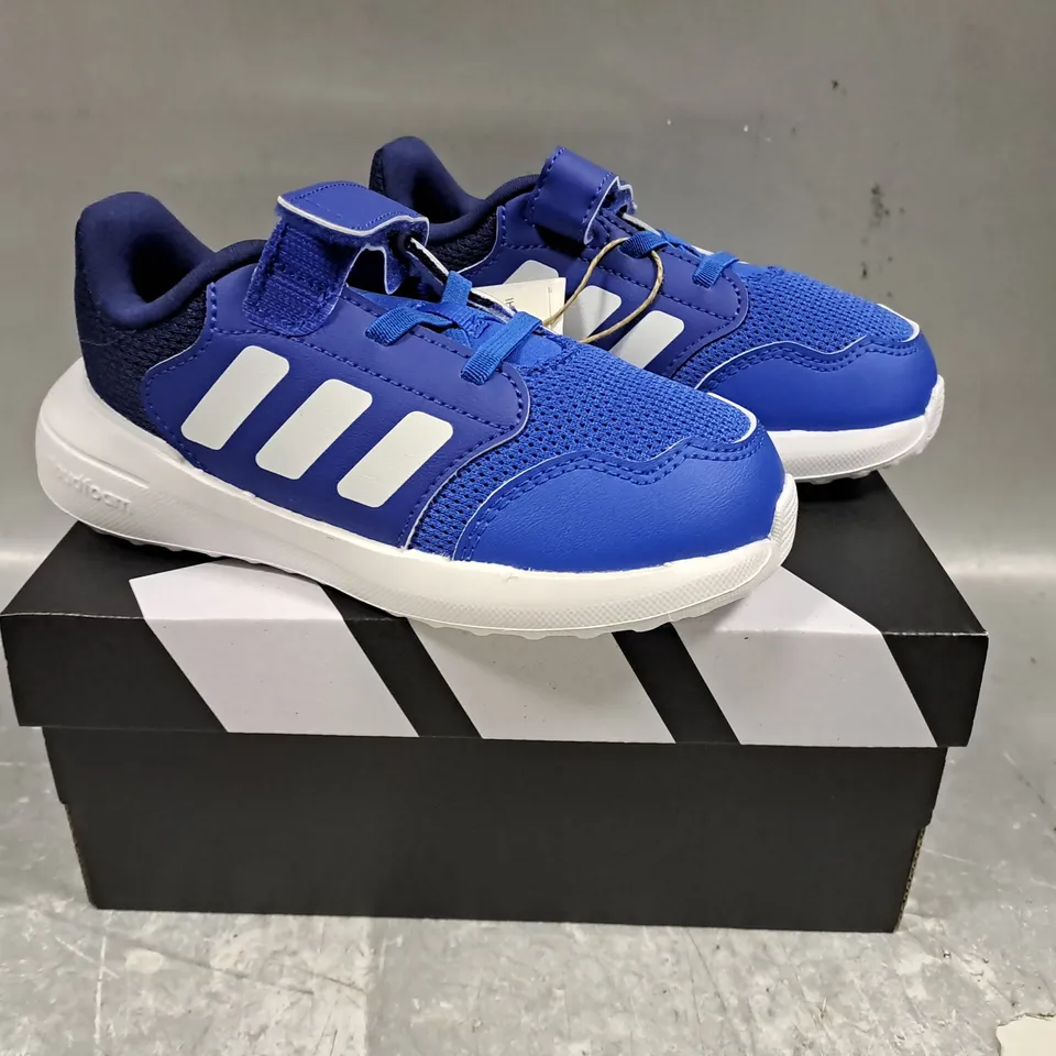 BOXED PAIR OF ADIDAS TENSAUR RUN 3.0 INFANT'S SHOES IN BLUE UK SIZE 8.5