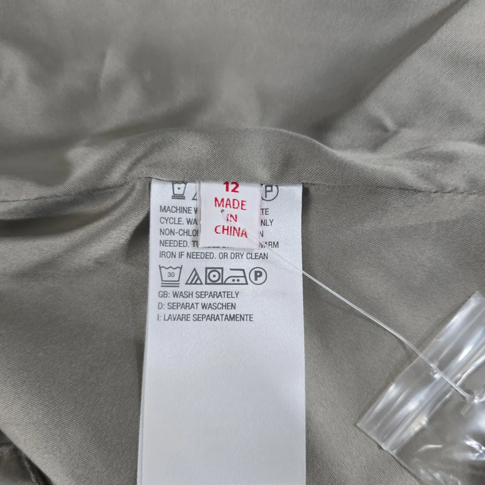 BEN DI LISSI WOMEN'S LIGHT GREY BLAZER JACKET – UK 12 