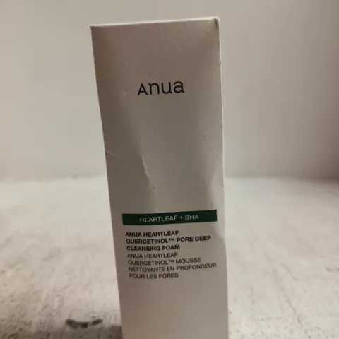 BOXED ANUA HEARTLEAF + BHA PORE DEEP CLEANSING FOAM 150ML 