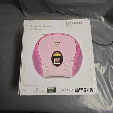 STEREO FM RADIO WITH CD PLAYER