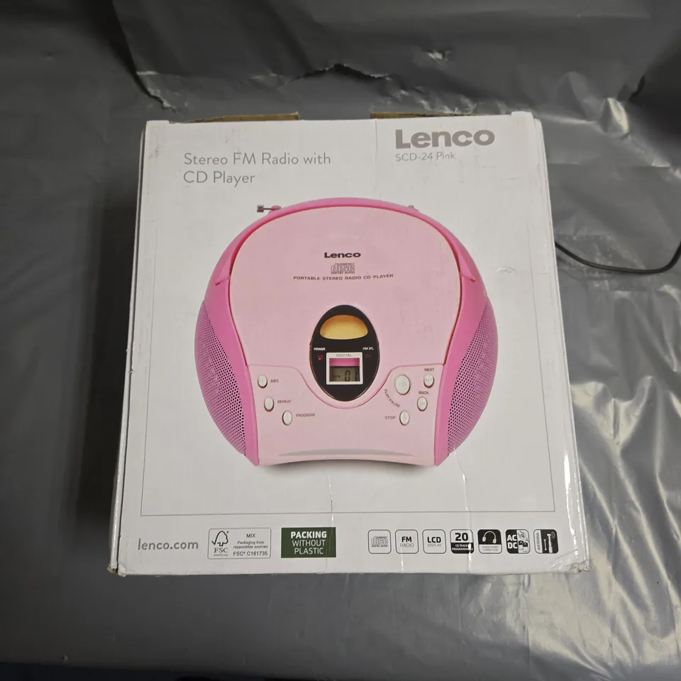 STEREO FM RADIO WITH CD PLAYER