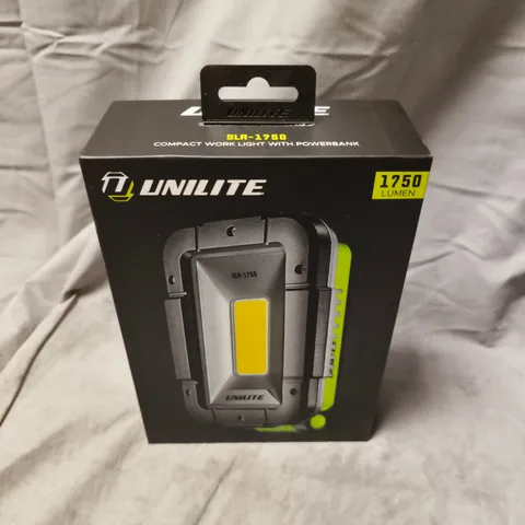 BOXED AND SEALED UNILITE SLR-1750 COMPACT WORK LIGHT WITH POWER BANK β 1250 LUMENS