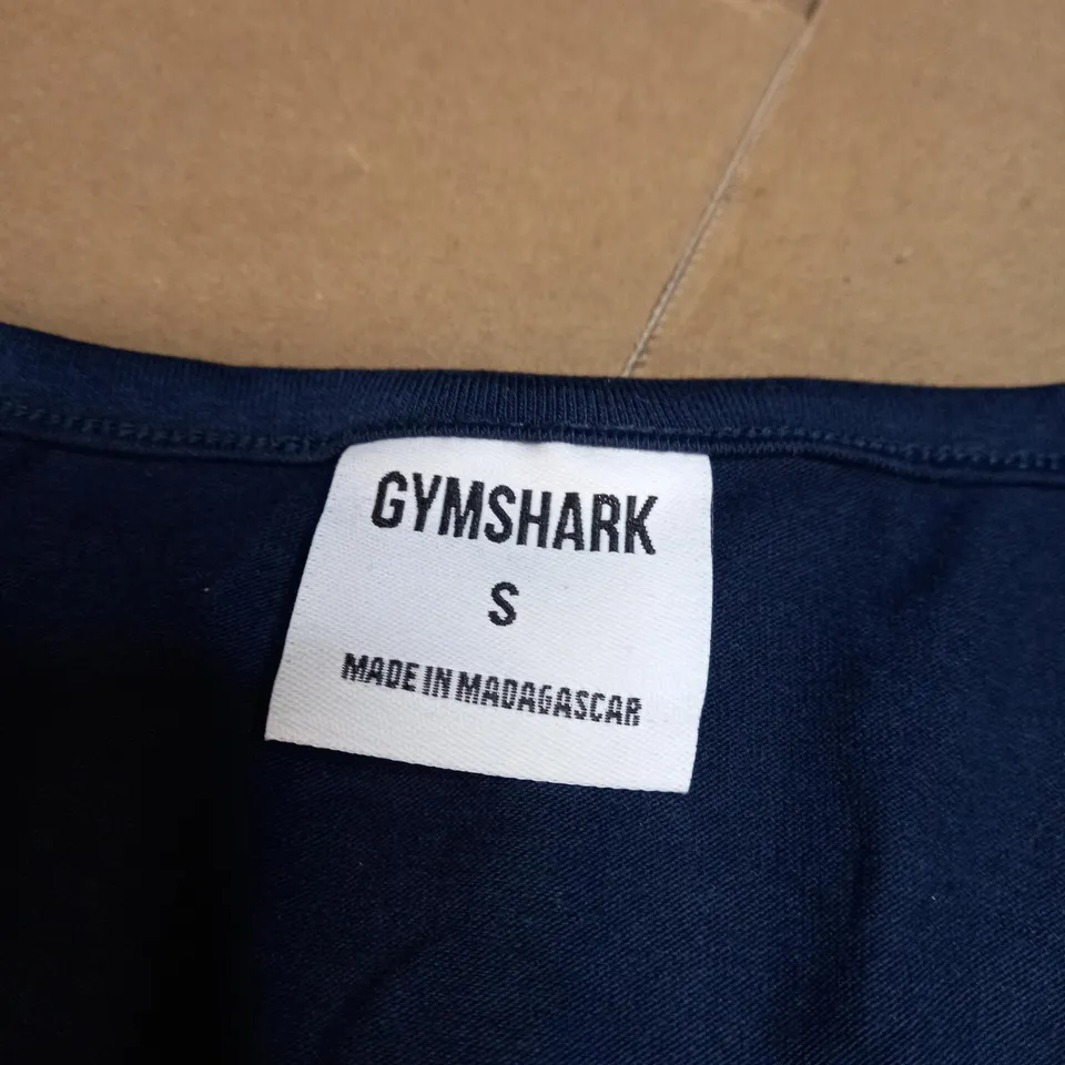 NAVY BLUE GYMSHARK TANK TOP SIZE S 