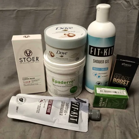 APPROXIMATELY 12 ASSORTED HEALTH & BEAUTY PRODUCTS TO INCLUDE FITKIT SHOWER GEL, BPERFECT BRONZE BOOST, STOER POWER MASK, ETC