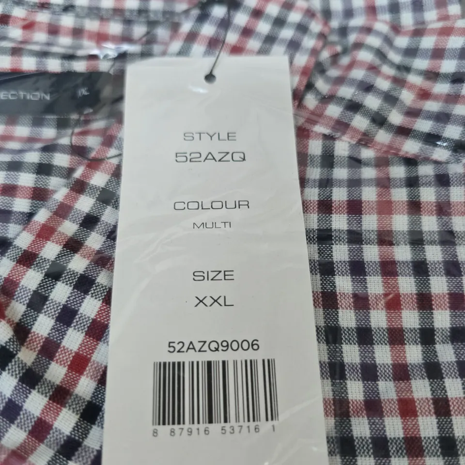 FRENCH CONNECTION CHECKERED SHIRT – MULTI, UK XXL (STYLE 52AZQ)