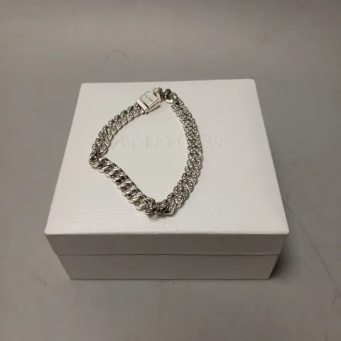 PANDORA TIMELESS PAVÉ CUBAN CHAIN BRACELET