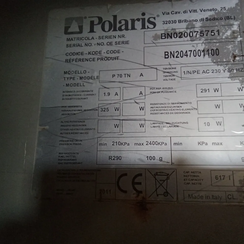 P 70 TN SINGLE FRIDGE