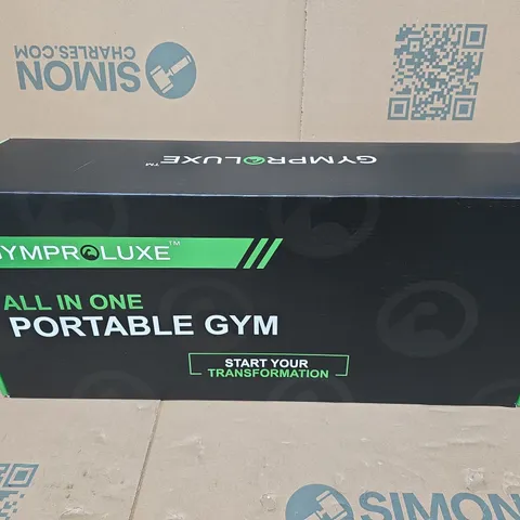 BOXED GYMPROLUXE ALL IN ONE PORTABLE GYM