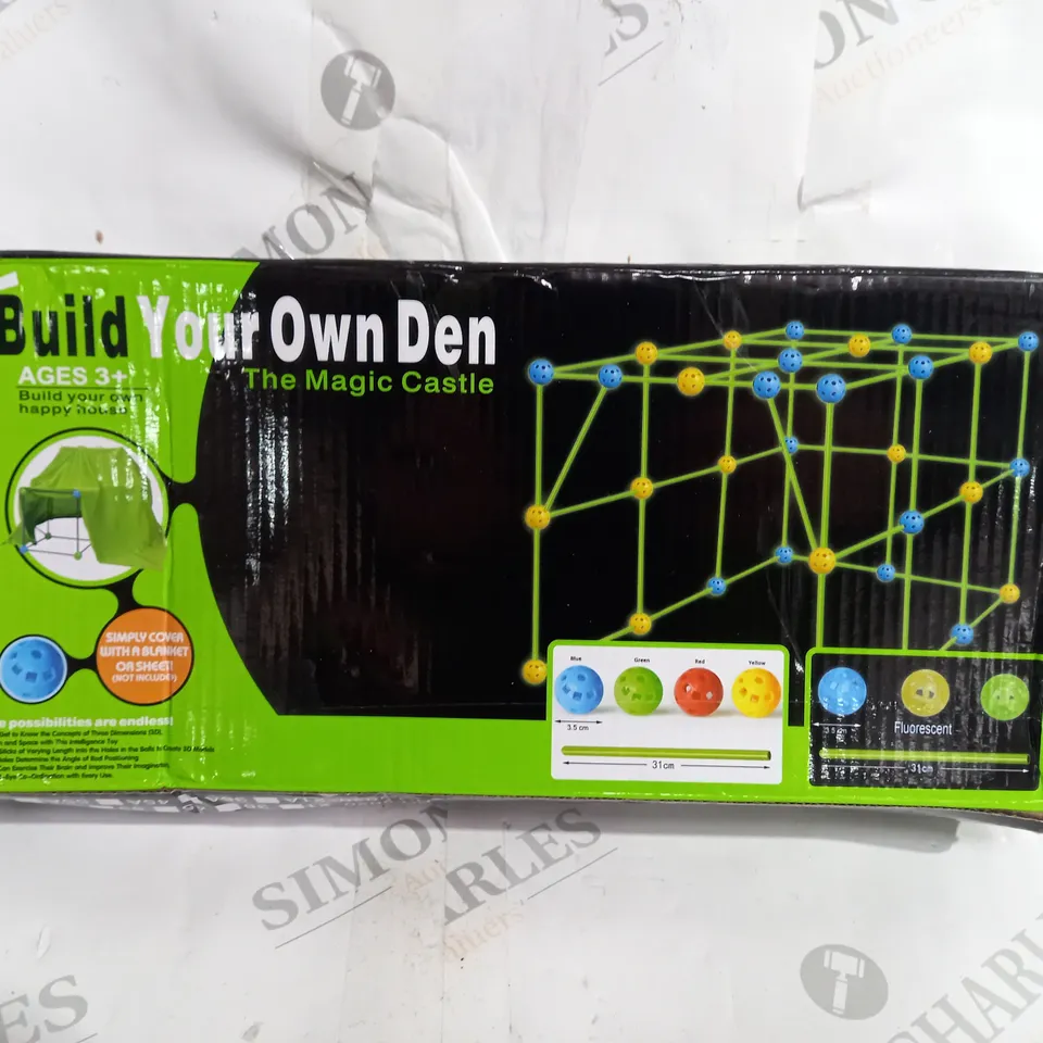 BOXED BUILD YOUR OWN DEN THE MAGIC CASTLE 
